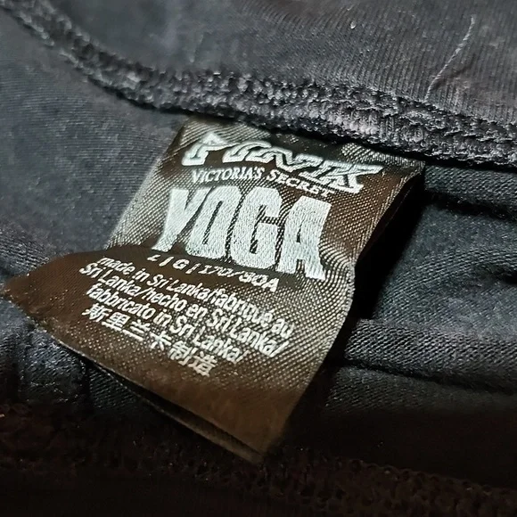 VS PINK YOGA ACID WASH BLACK 2019 LEGGINGS - Picture 6 of 11